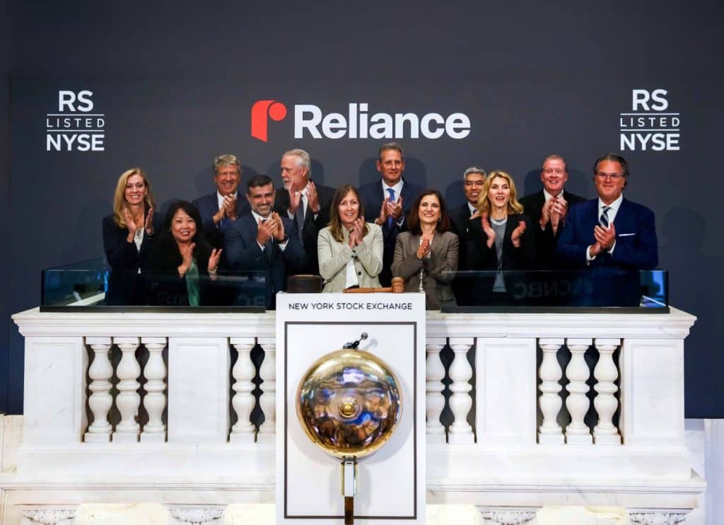 Reliance executive leadership team including CEO Karla Lewis and senior officers committed to safety, strategy, and long-term company growth