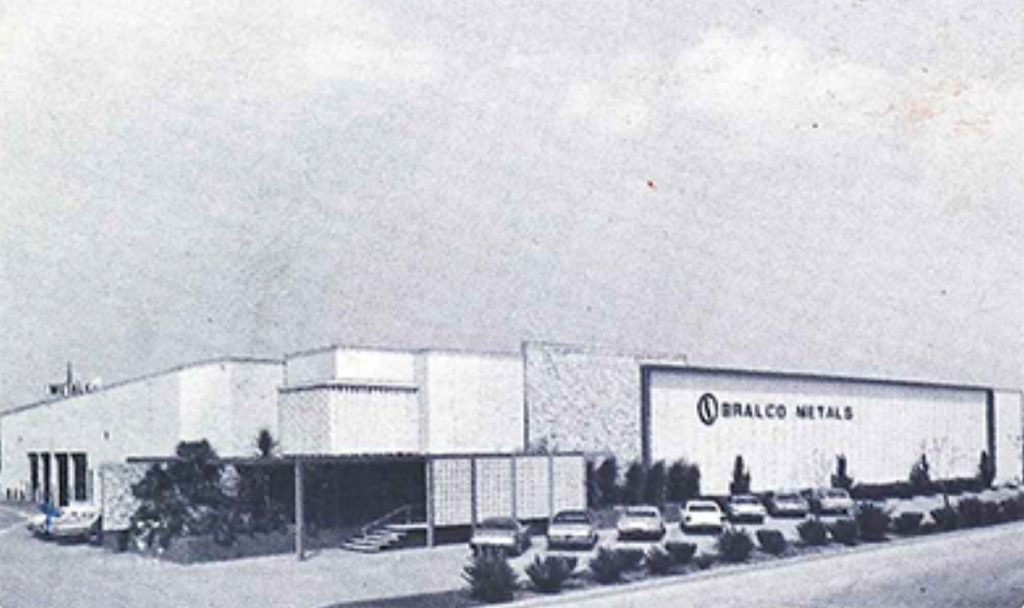 Vintage rendering of the Eralco Metals industrial building.