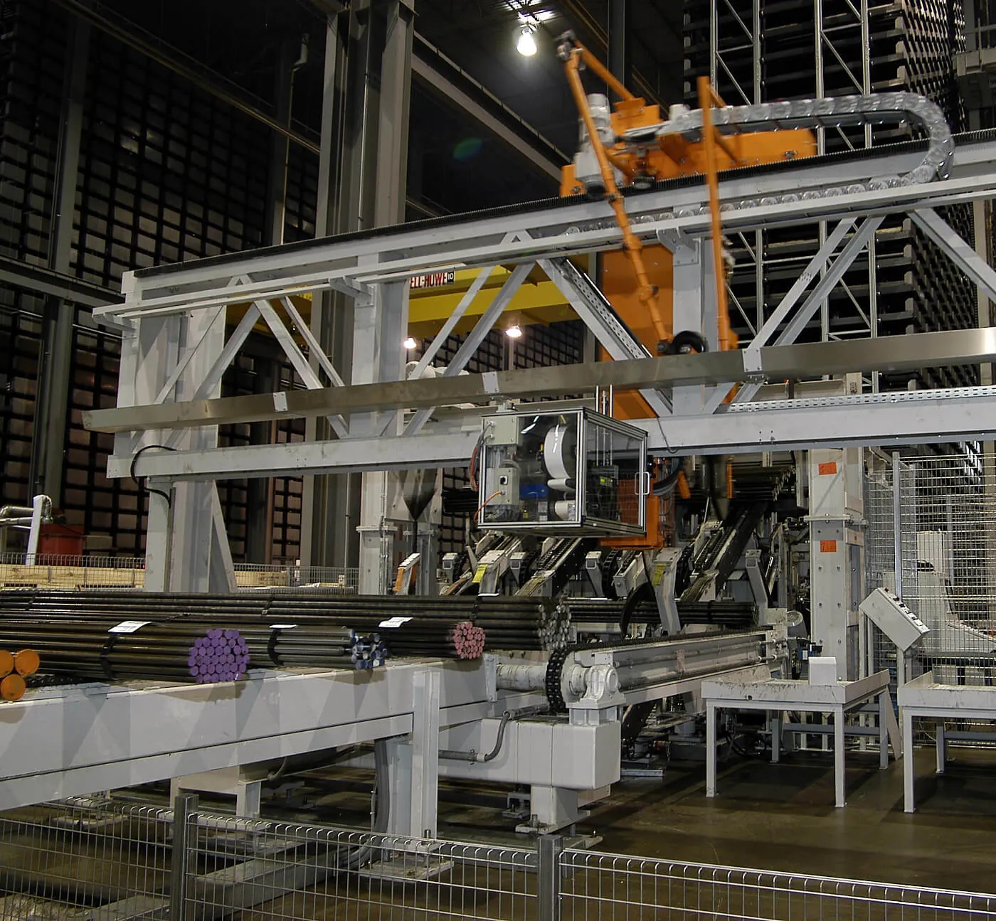 Reliance industrial metal supply warehouse with diverse product inventory including carbon steel, aluminum, and specialty metals for manufacturing customers
