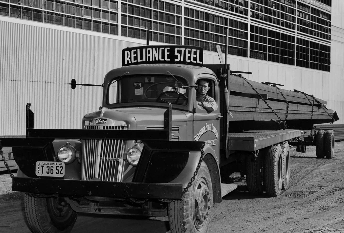 Timeline of Reliance Steel and Aluminum Company history from its 1939 founding in Los Angeles to becoming North Americas largest metals service center