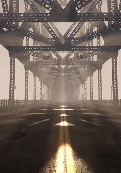 Metal Bridge for cars